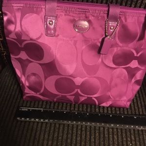Hot pink purse